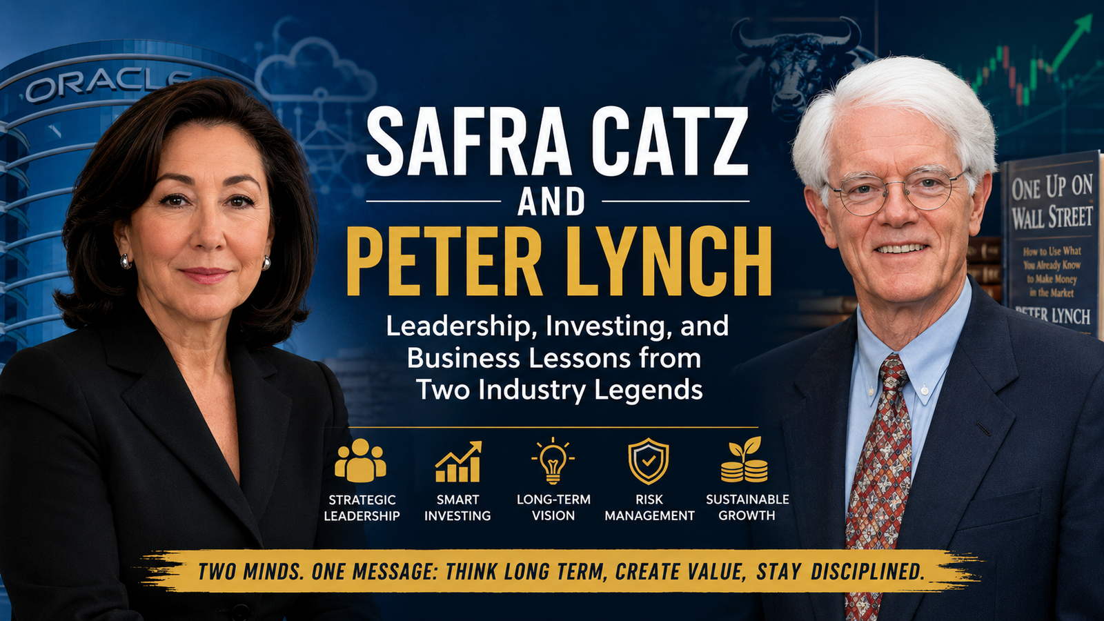 Safra Catz and Peter Lynch