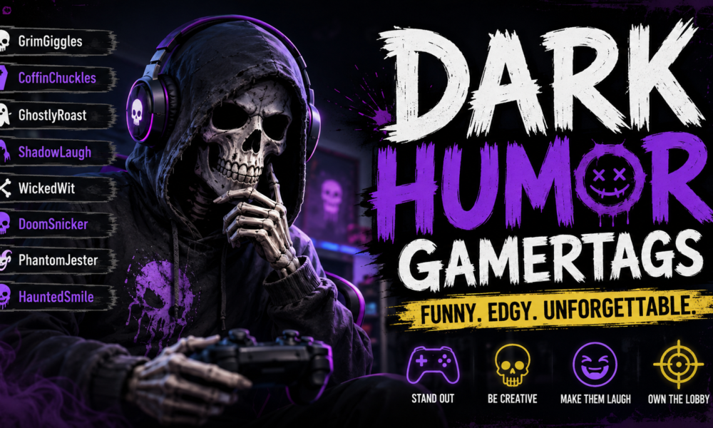 Dark Humor Gamertags