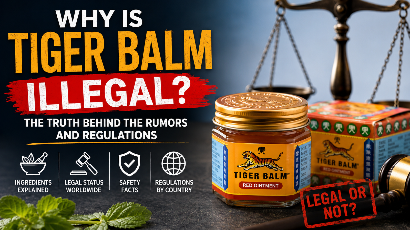 Zingyzon.com Why Is Tiger Balm Illegal