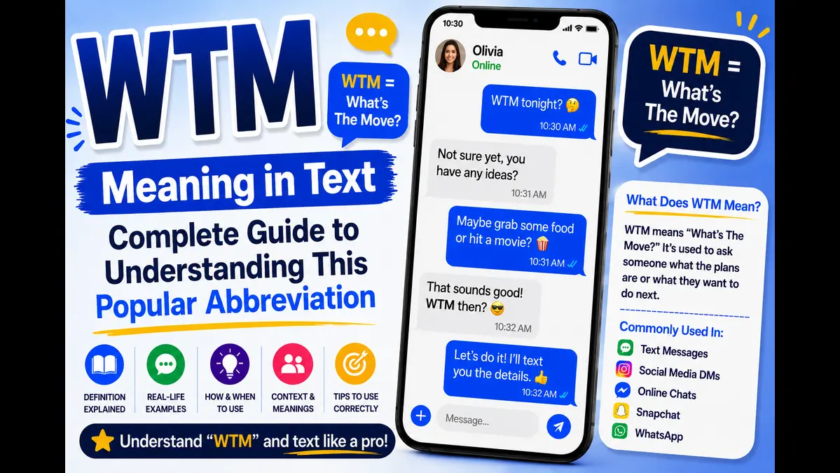 WTM Meaning in Text