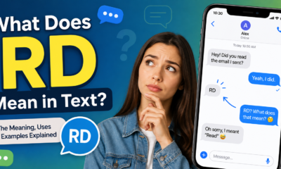 What Does RD Mean in Text
