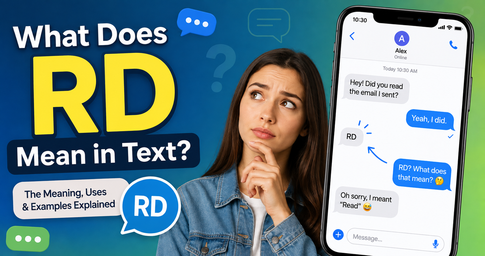 Zingyzon.com What Does RD Mean in Text