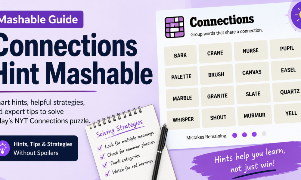 Connections Hint Mashable