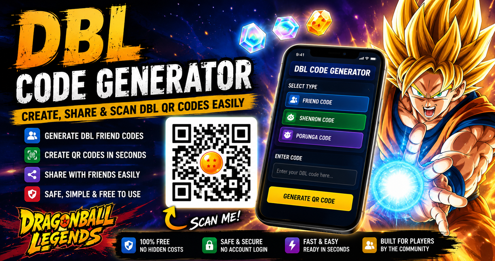 Zingyzon.com DBL Code Generator