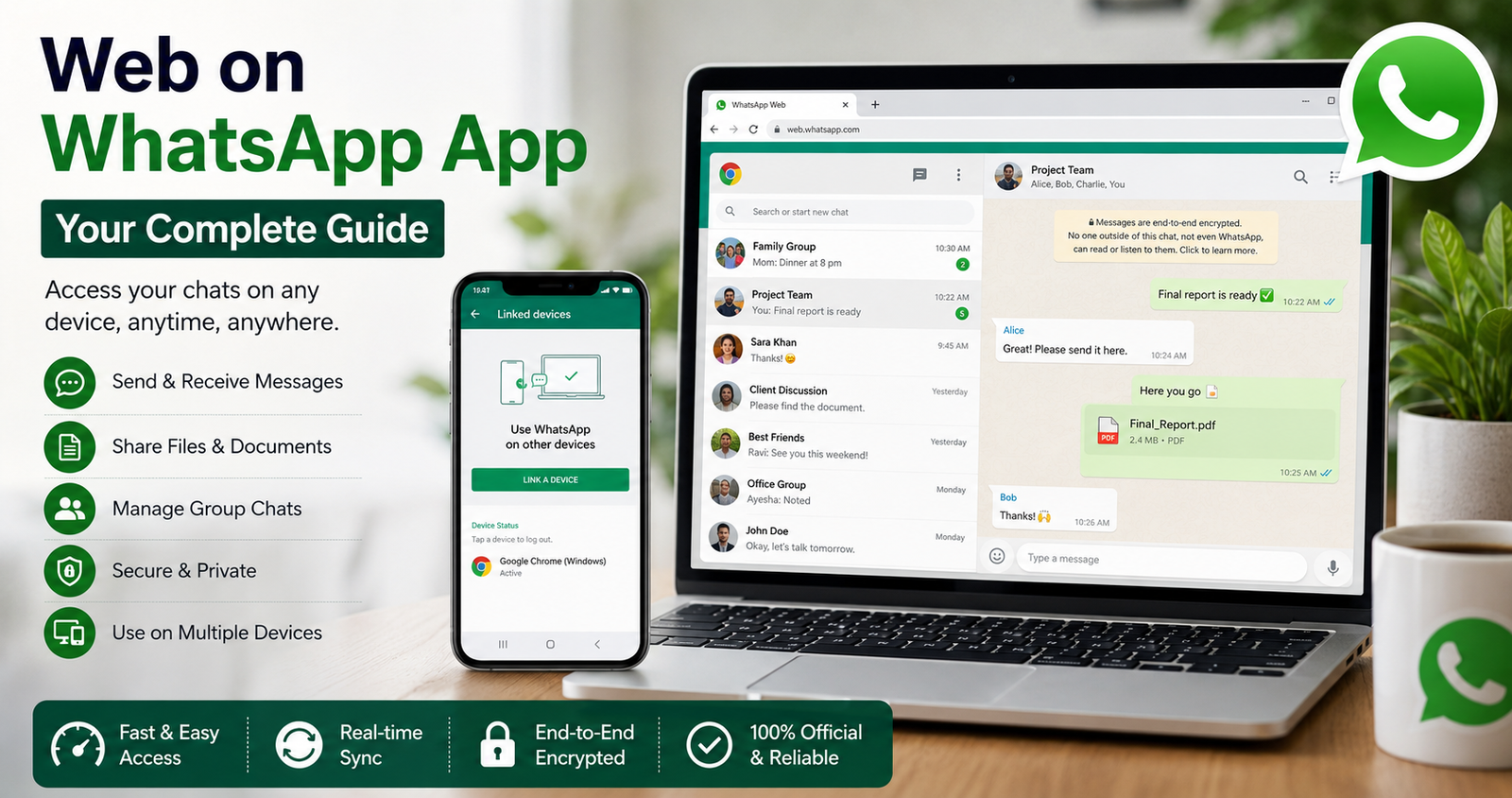 Web on WhatsApp App