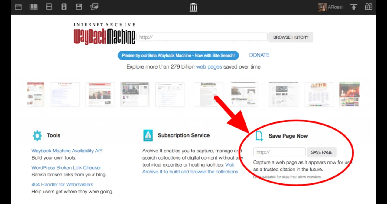 Wayback Machine Wayback Machine